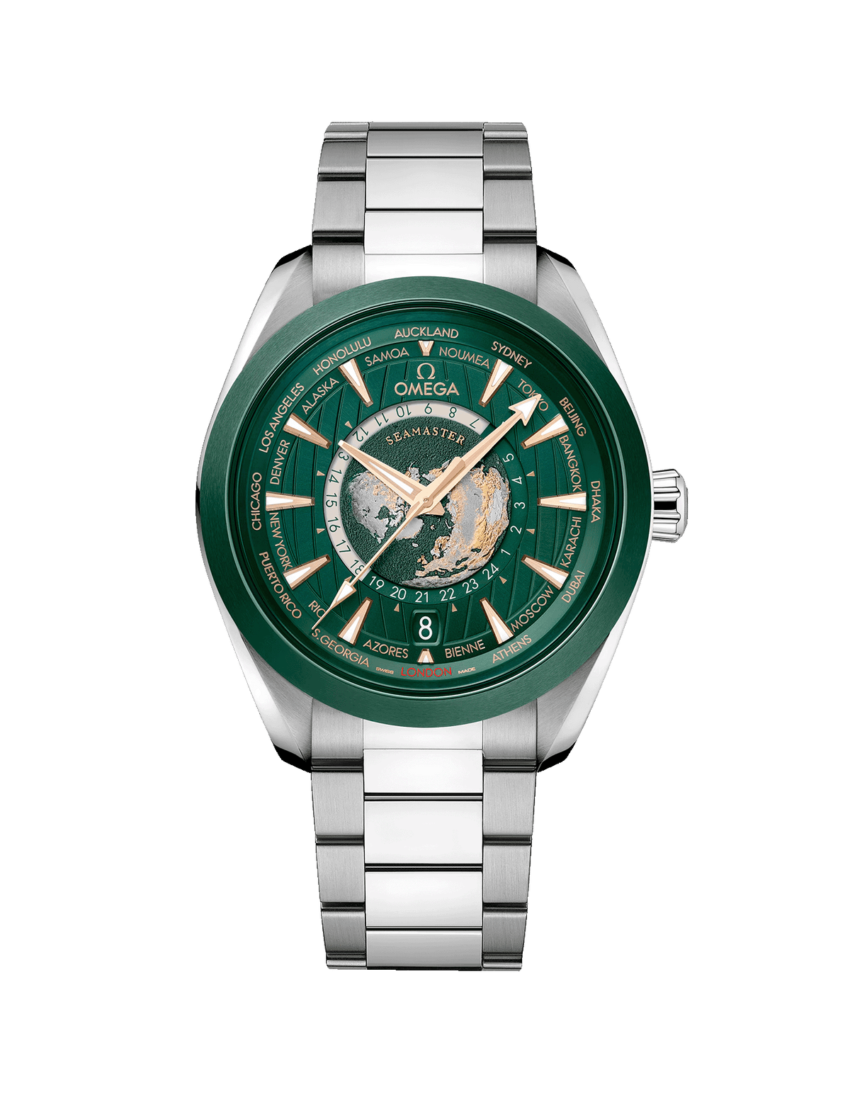 Seamaster Aqua Terra Worldtimer 150M Cidade do Cabo