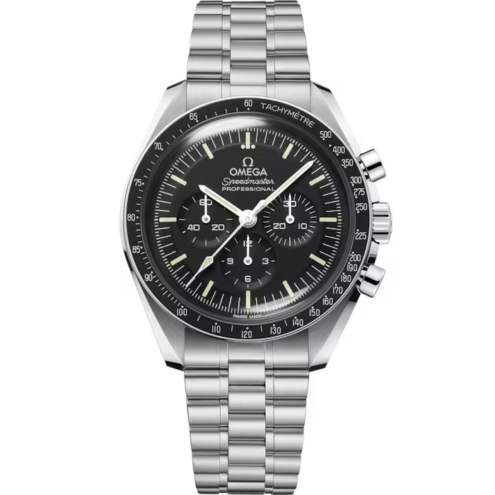 Speedmaster Moonwatch Professional 42 mm, aço em aço