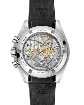 Speedmaster Moonwatch Professional 42 mm, aço em bracelete de borracha