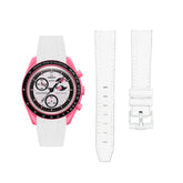 Pulseira de borracha - Para Mission to The Pink Moonphase - Branca